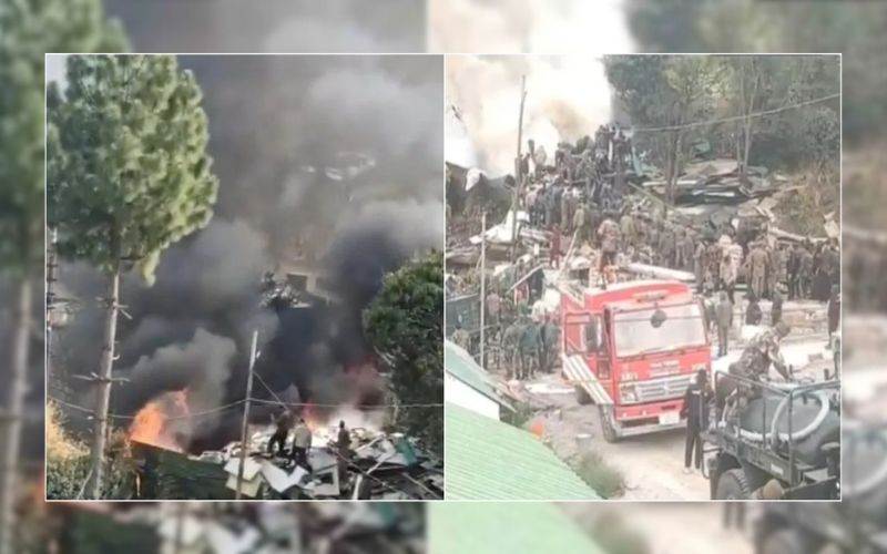 اتراکھنڈ: جوشی مٹھ میں آرمی کیمپ اسٹور کے اندر زبردست آگ